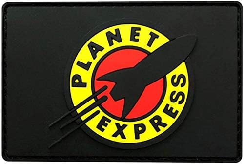 Puturama Planet Patch Patch [2PC BUNDLE- PVC RUBBER- HOOK SAGNENER-PE5, PER1]